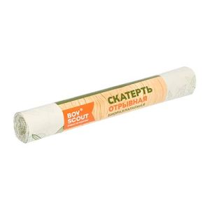 BOYSCOUT  Скатерть для пикника 110х140 см отрывная, биоразлагаемая, 5 шт в рулоне