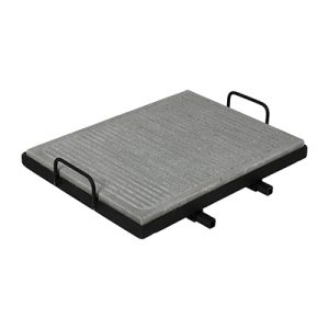 Плита-гриль из натурального природного камня 40х30х3 см