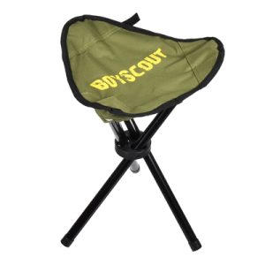 Табурет складной 31х31х38 см, на трех ножках, в чехле