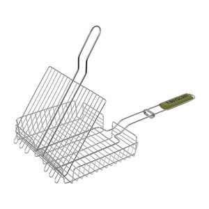 Решетка-гриль универсальная, НЕРЖАВЕЮЩАЯ сталь 58x30x25x5,5 cм