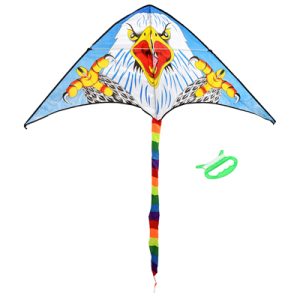 Воздушный змей  130х62 см, шнур 30 метров (3 вида в коробке: Лев, Тигр, Орел)