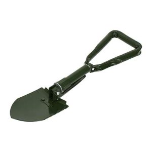 Лопатка складная металлическая в чехле