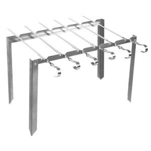 Мангал каркасный "Таганок" 42 х 40 х 25 см, сборный + 6 шампуров, в чехле