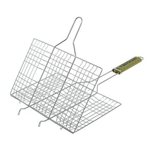 Решетка-гриль для 6 порций блюд, веер в ПОДАРОК, 54(+5)x33x22x2.5 cм