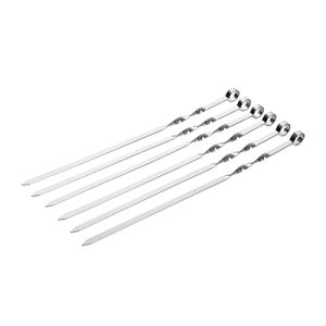 Набор плоских шампуров 45 см, 6 шт в блистере