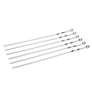 Набор плоских шампуров 60 см, 6 шт в блистере