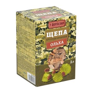 BOYSCOUT   Щепа крупная для копчения "Ольха", 2 л /12