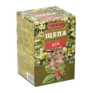 BOYSCOUT   Щепа крупная для копчения "Бук", 2 л /12
