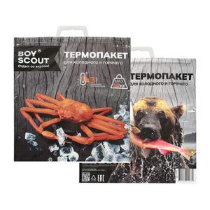 Термопакет "Вкус дикой природы", 42х45 см, пластиковая ручка, Мах нагрузка до 10 кг