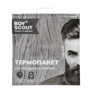 Термопакет, 42х45 см, пластиковая ручка, максимальная нагрузка до 10 кг.