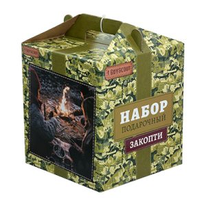 BOYSCOUT Набор "Закопти" 21 х 21 х 24 см Щепа: яблоня; ольха; груша; дуб; бук; вишня. Брикеты для розжига. / 1