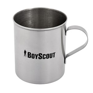 BOYSCOUT   Кружка туристическая 400 мл НЕРЖАВЕЮЩАЯ СТАЛЬ